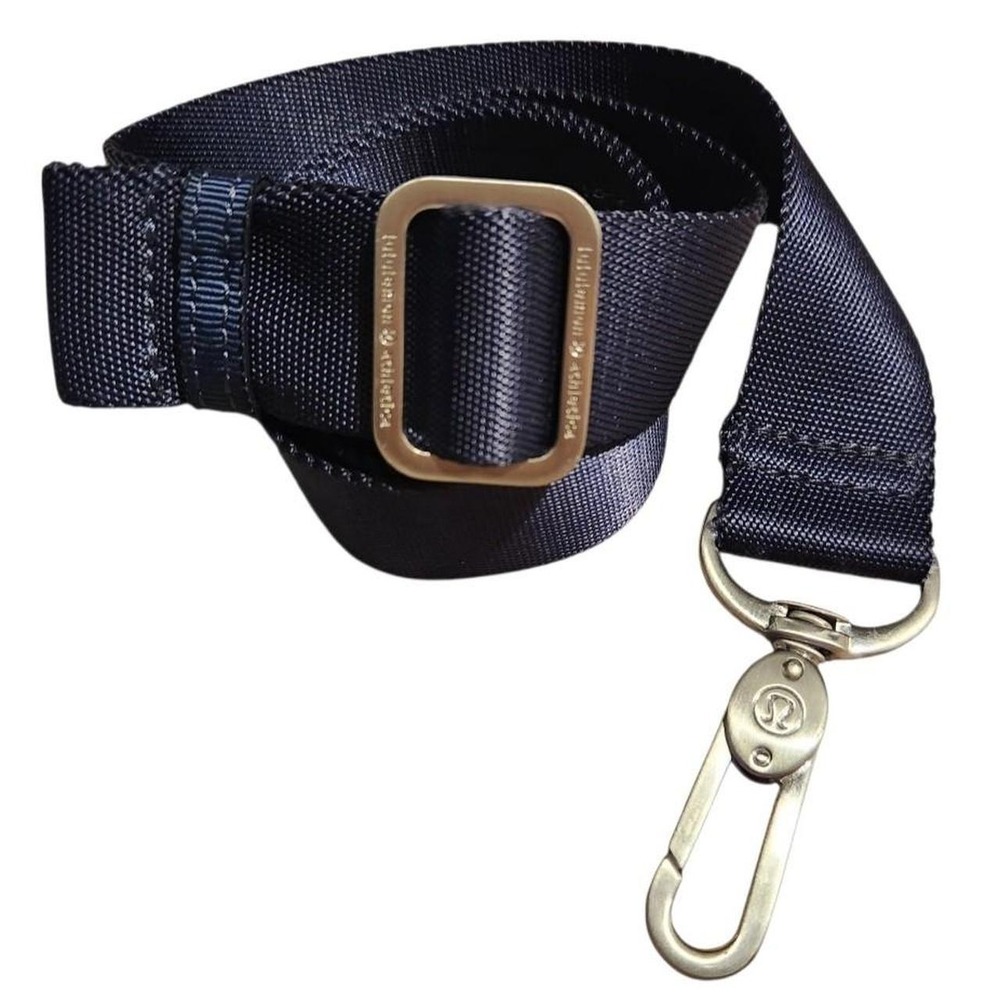 Lululemon Deep Indigo Crossbody Bag Strap Silver tone